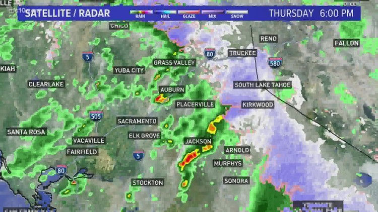 Breaking news - Tornado warning coverage in Northern California counties