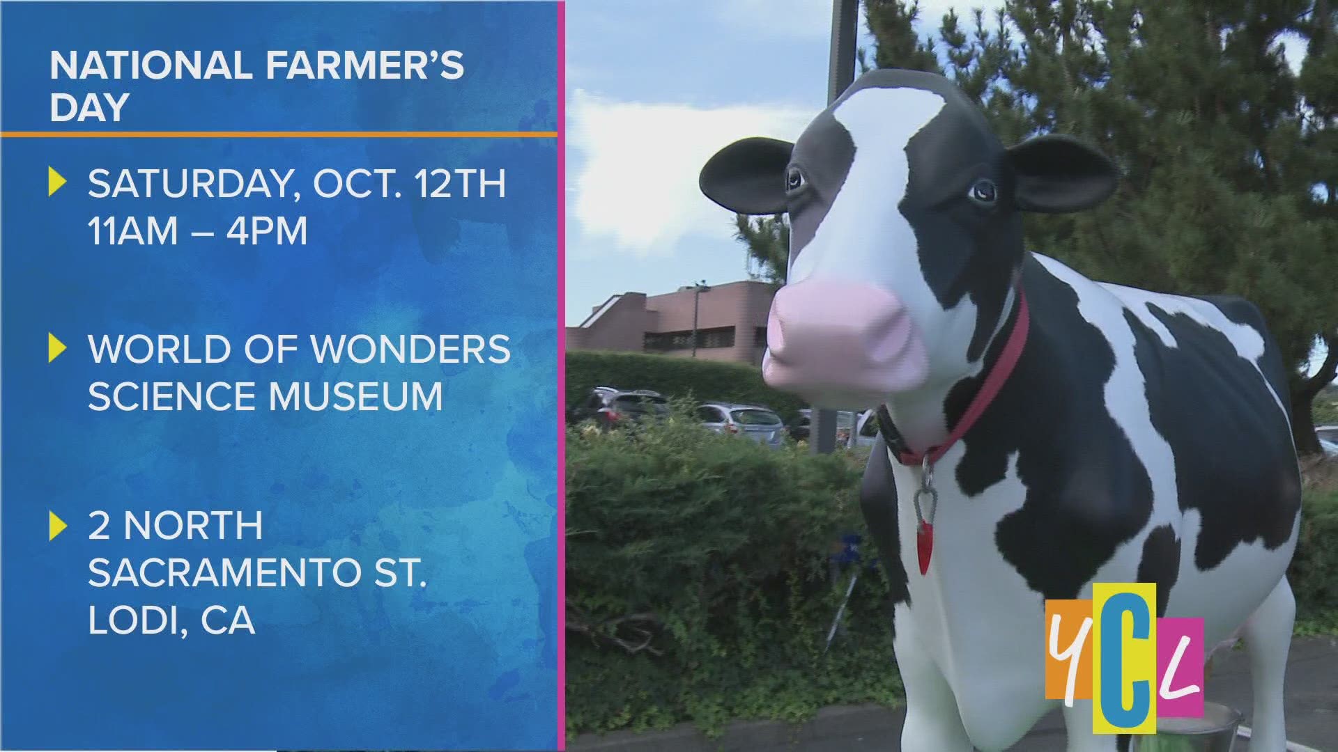 Free day at the museum is coming up for ‘National Farmer’s Day’ event where you can milk a cow, see animals, giant tractors, stomp grapes and more.