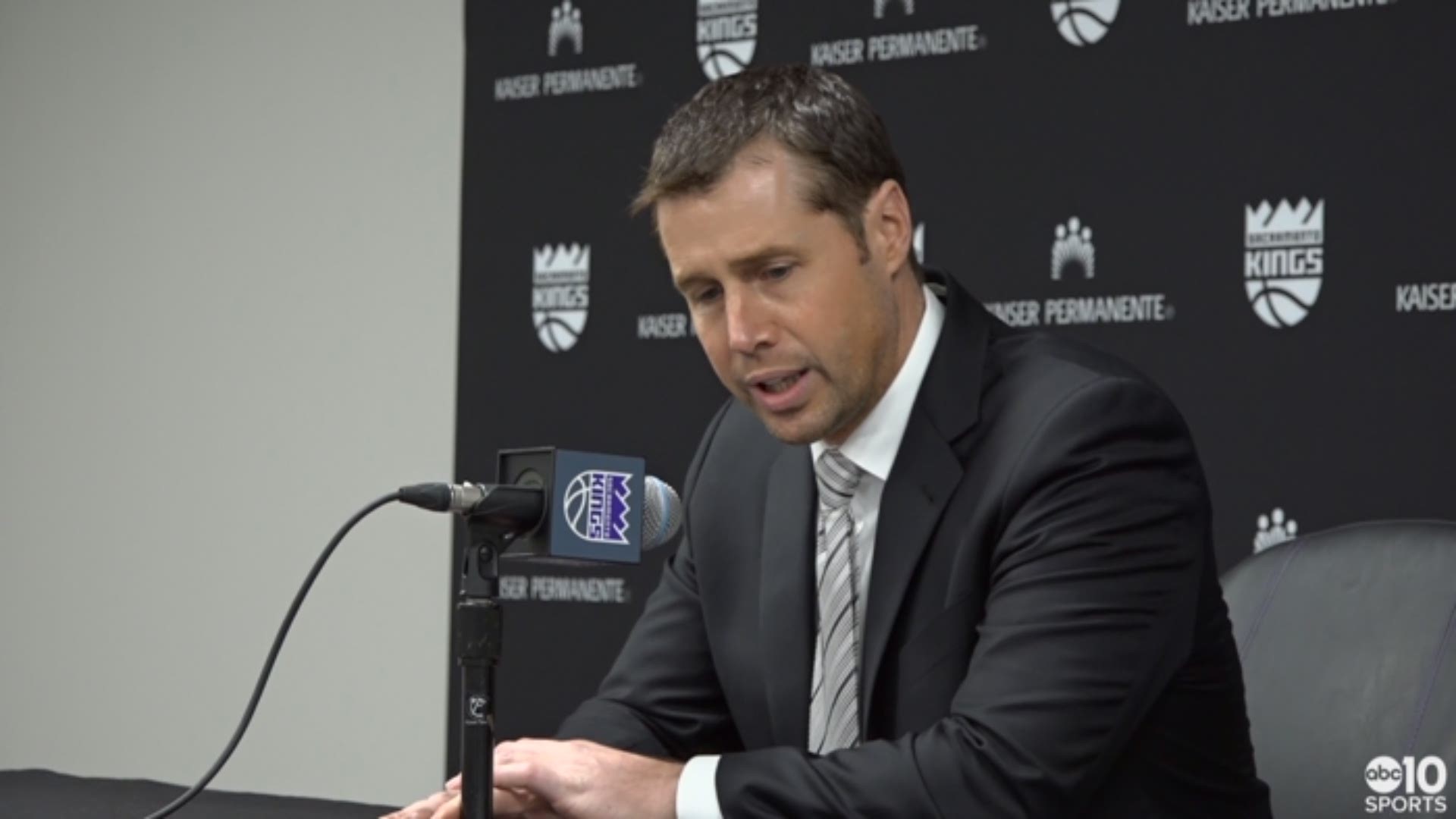 Kings head coach Dave Joerger talks about his his team's buzzer-beating win in Thursday's victory over the Los Angeles Lakers and the heroics of Bogdan Bogdanoivc.