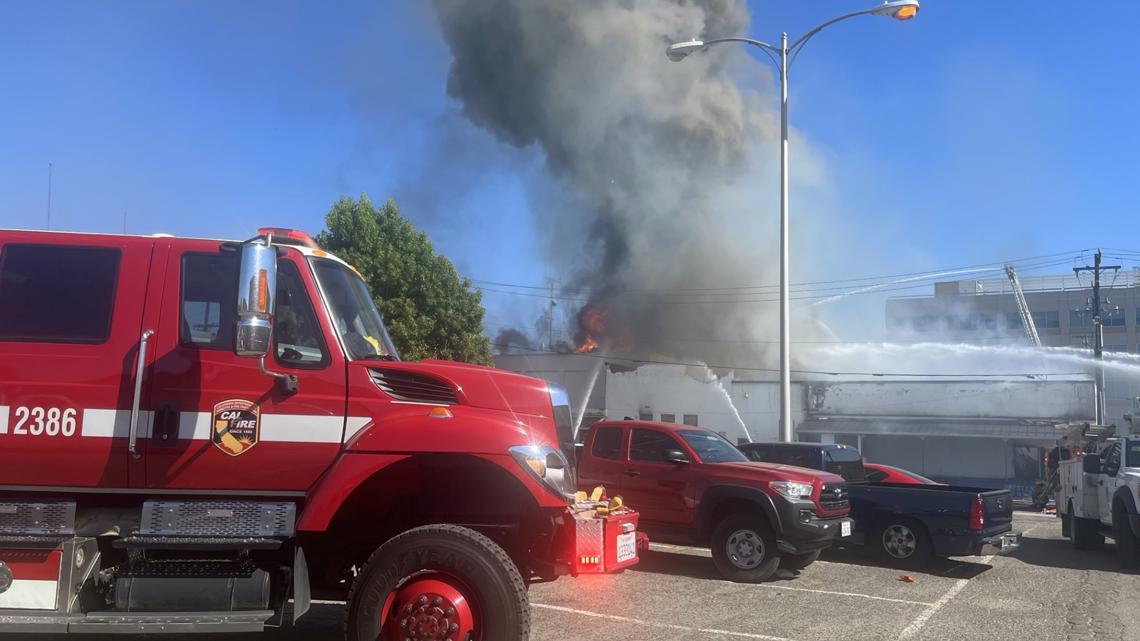 Crews Fight Downtown Marysville Fire | Abc10.com