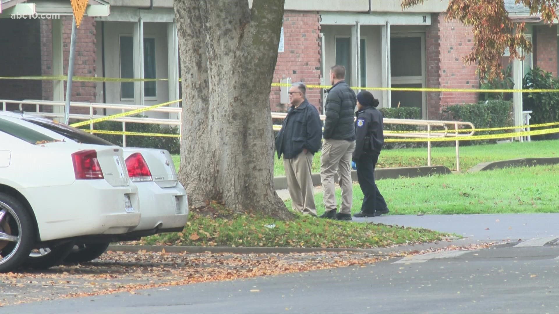 Officers were on the scene at a Upper Land Park housing complex on Seavey Circle for nine hours after two people were killed in a late-night shooting on Tuesday.