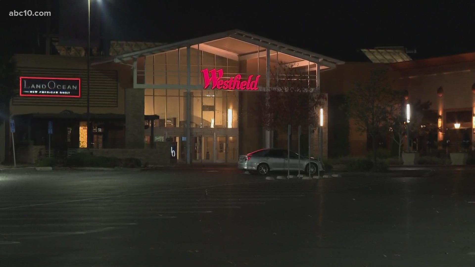 The would-be thieves ran inside the Roseville mall, but were unsuccessful in attempting to enter the closed jewelry store and ran away empty handed.