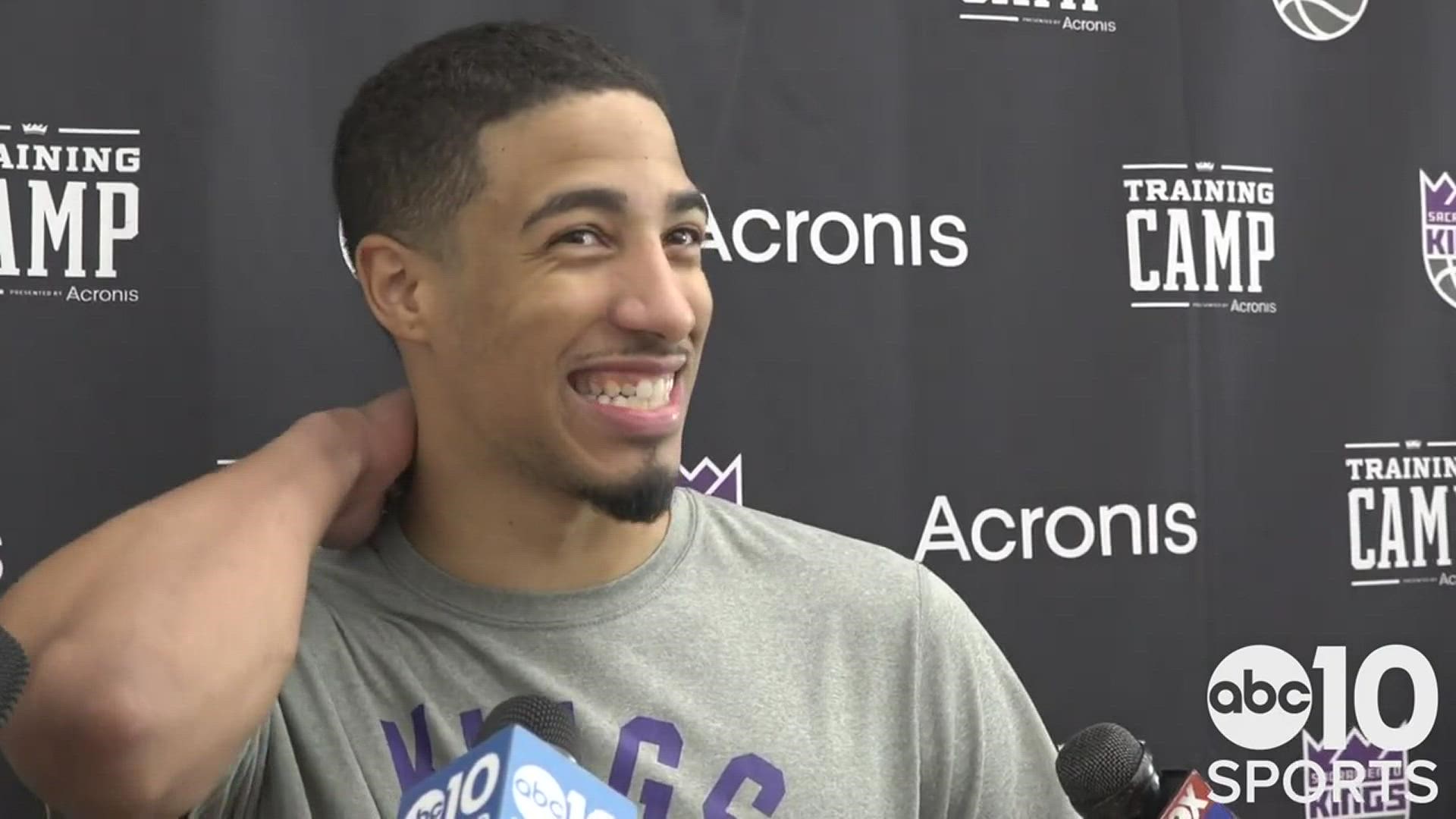 Kings guard Tyrese Haliburton on how he evaluated himself after four preseason games, Wednesday's season opener & his love of WWE as he will attend Monday Night Raw.