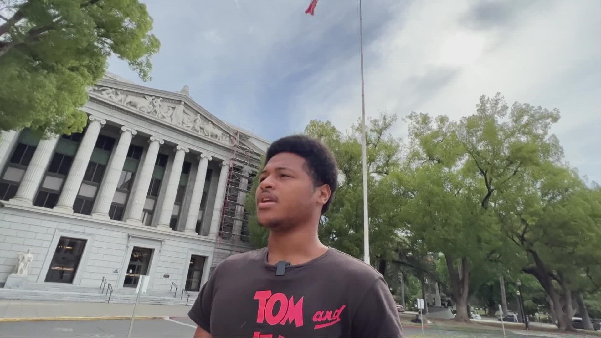 A Sacramento teenager with autism who grew up being bullied at school is finding his voice, and now he’s booked solid singing the National Anthem.