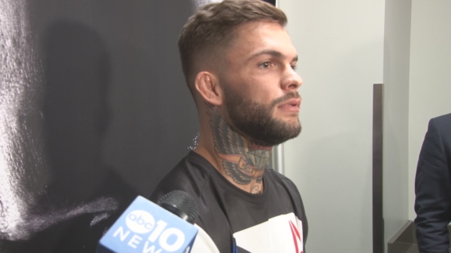 Cody Garbrandt, who trains in Sacramento with Team Alpha Male, talks about scoring a first-round knockout over Takeya Mizugaki at UFC 202 in Las Vegas, his verbal exchange with bantamweight champion Dominick Cruz before the fight, and wanting to fight the champ in his next fight.