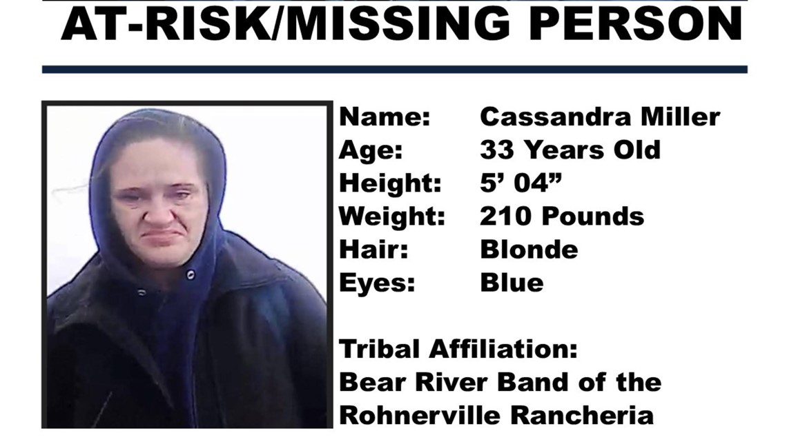 Feather Alert for missing woman in 3 counties