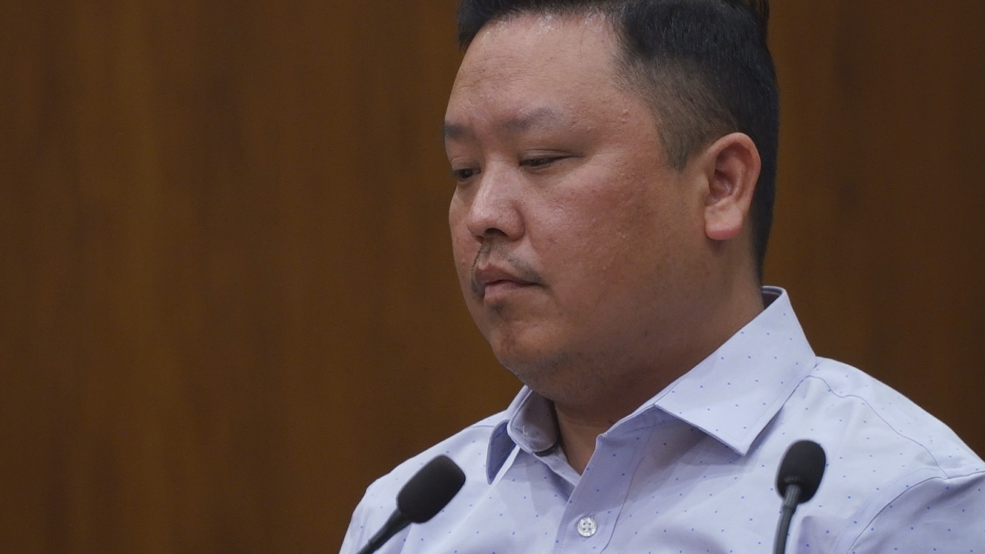 Allen Vang was arraigned in Sacramento County Court Wednesday, May 1, for his alleged involvement in a crash that killed one man and hospitalized his wife and child.