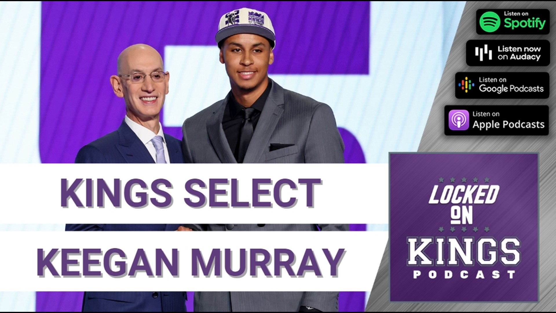Matt George reacts to the Sacramento Kings drafting Keegan Murray and shares why he feels it is the right pick that the Kings won't regret, even after letting Jaden