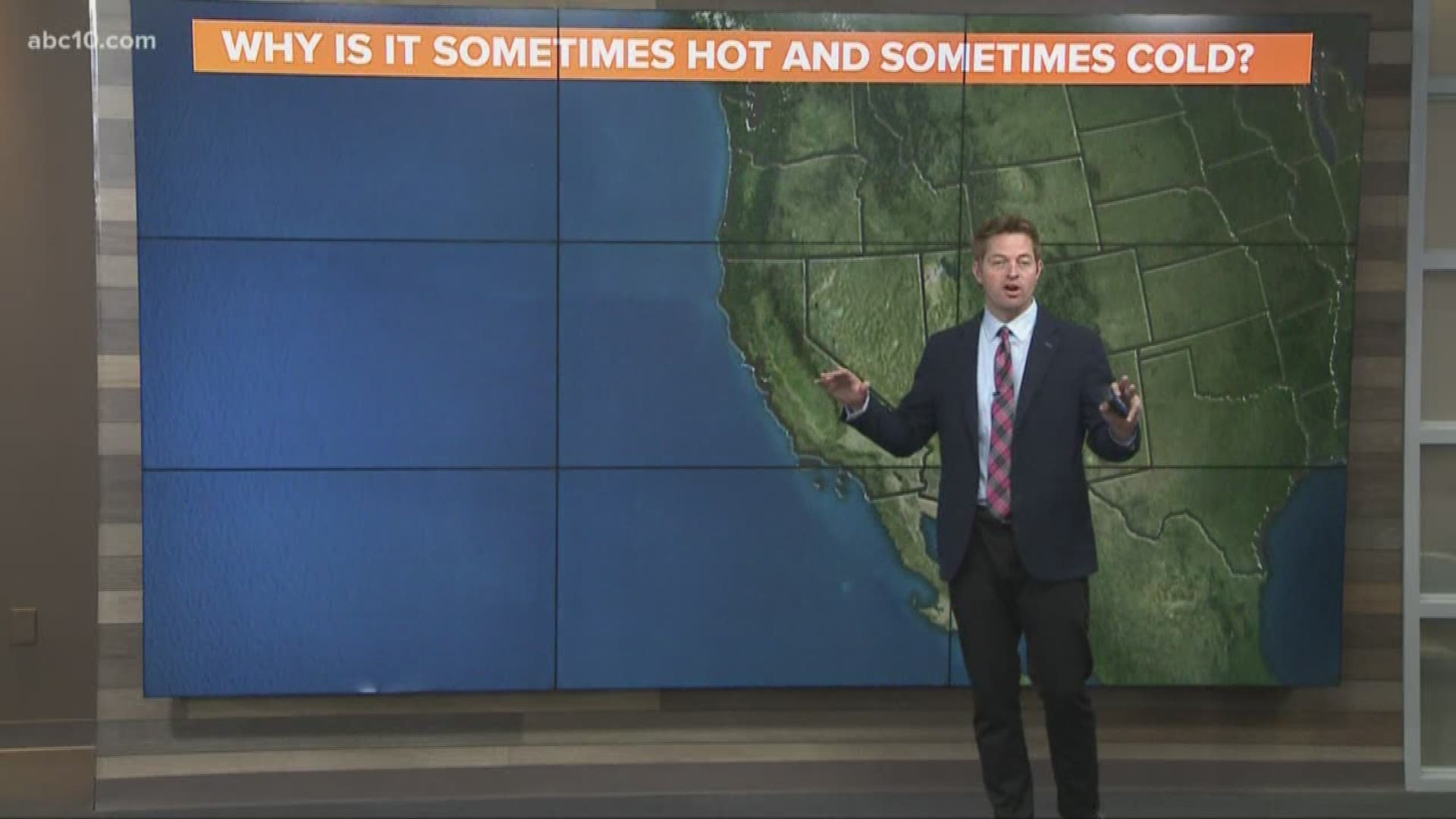 Rob explains why it's sometimes hot and why it's sometimes cold.