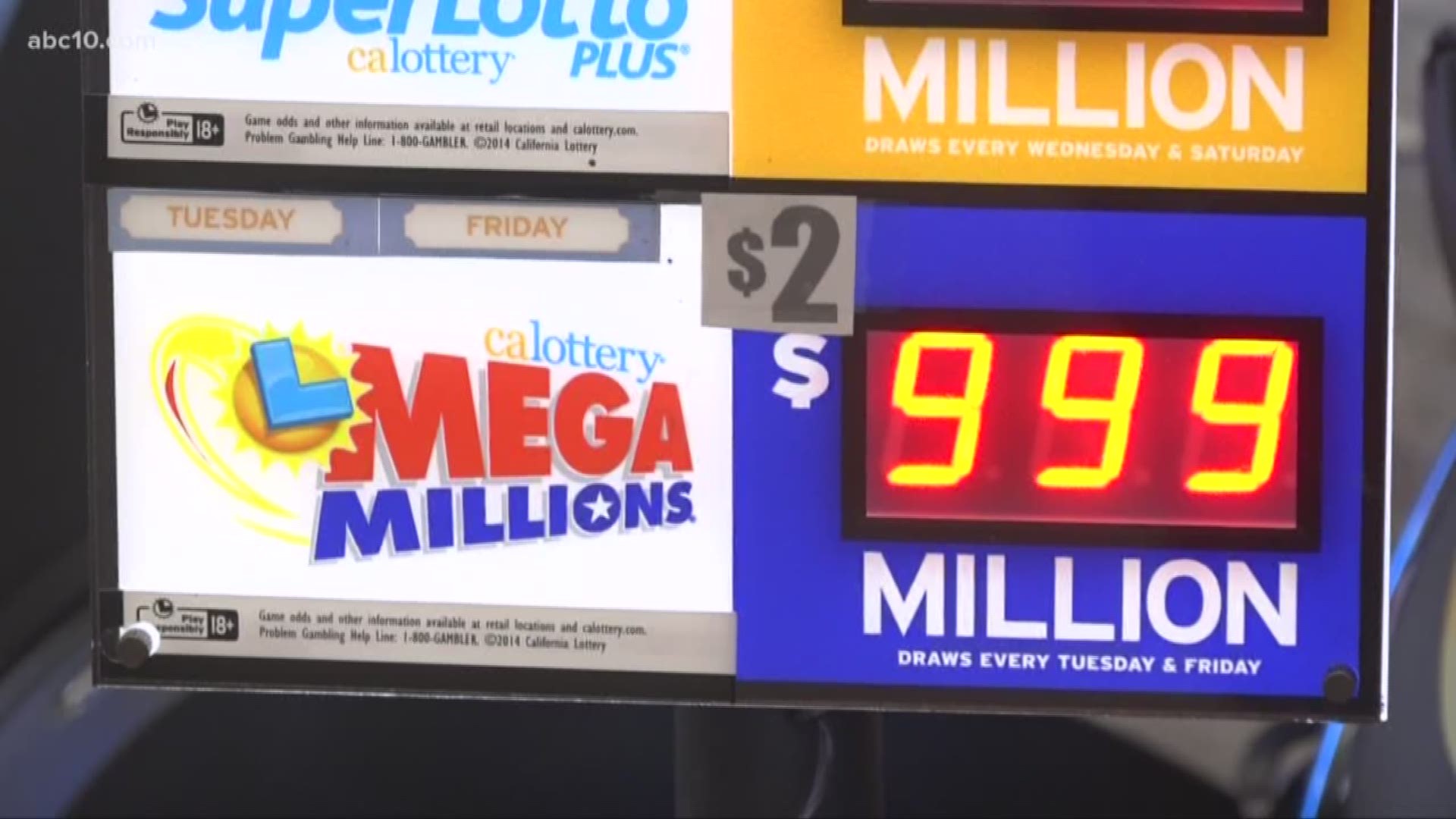 The Mega Millions jackpot has soared to an estimated $1 billion, with an estimated lump sum payment at $565 million. ABC 10 went ot one of Sacramento's "lucky stores" and asked folks what they would do with the money.