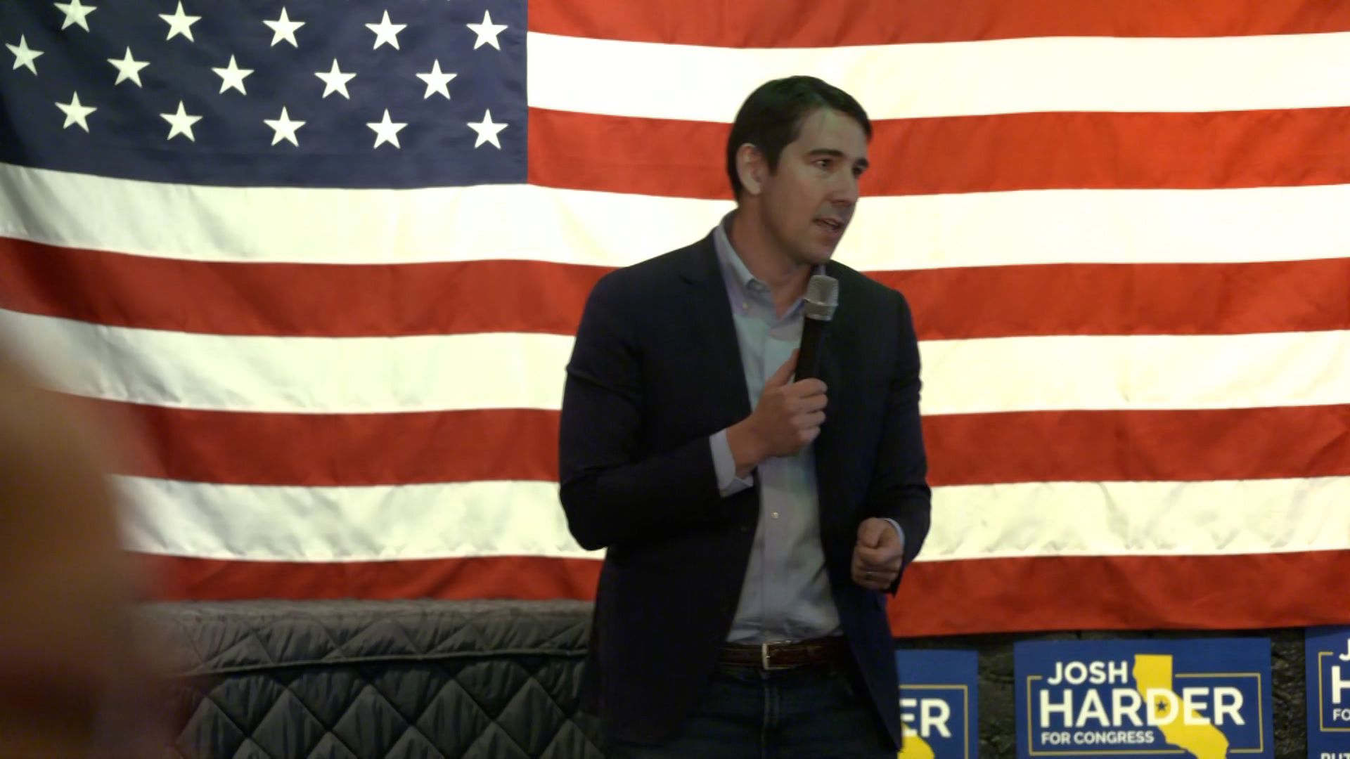 Election 2024 | Congressman Josh Harder talks with supporters