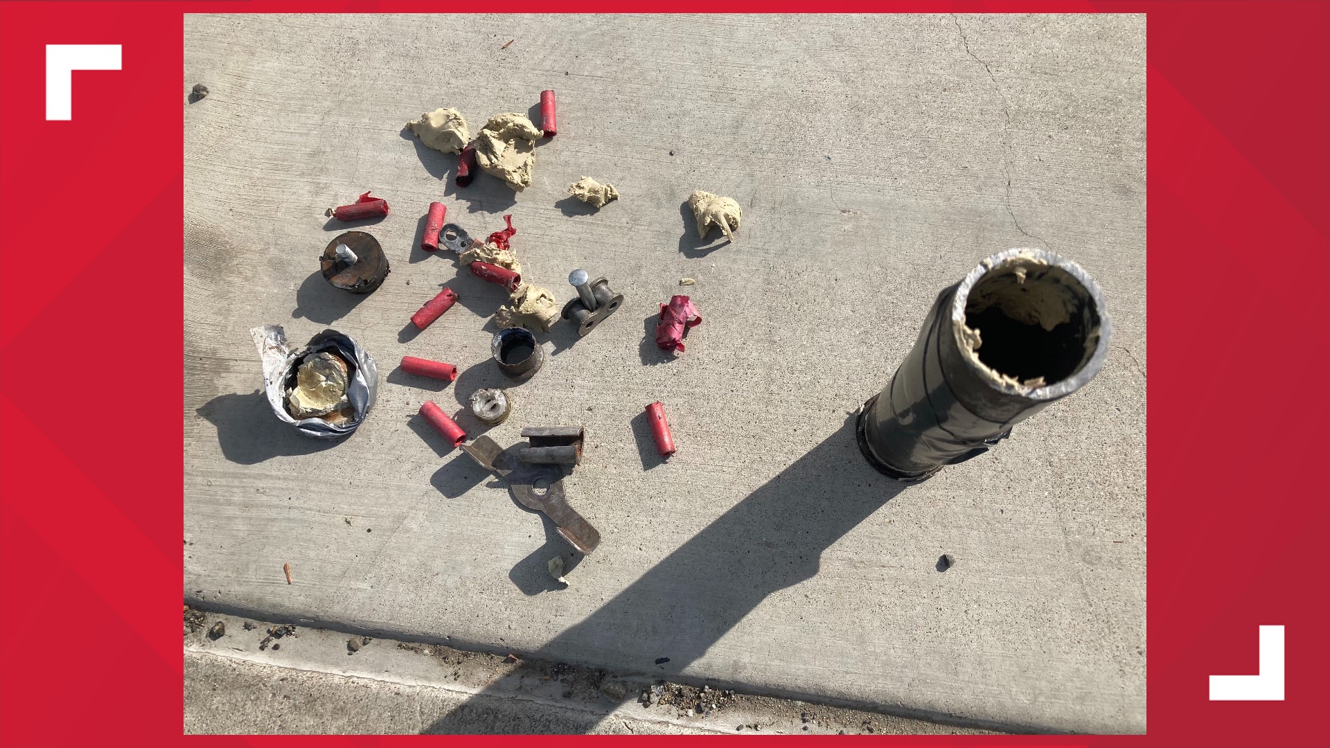 A live pipe bomb and a "zip gun" were found at Ethel I. Baker Elementary, located near Laurine Way and Iowa Avenue, on Tuesday.