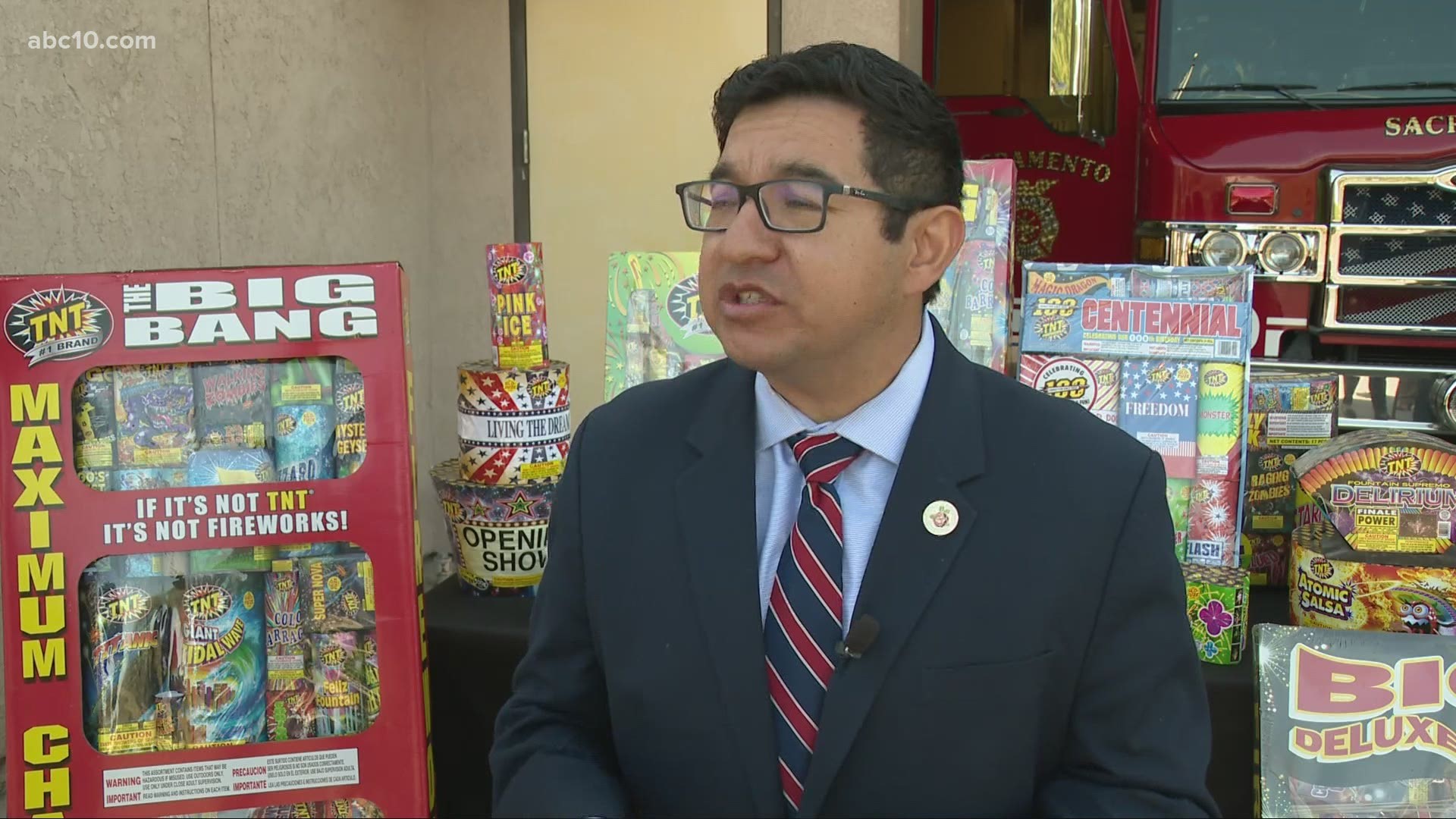 Monica Coleman explains how much you will be fined if you're caught using illegal fireworks.