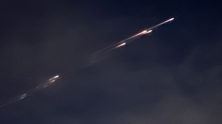 What were those lights in the sky above Northern California? Experts say space junk.