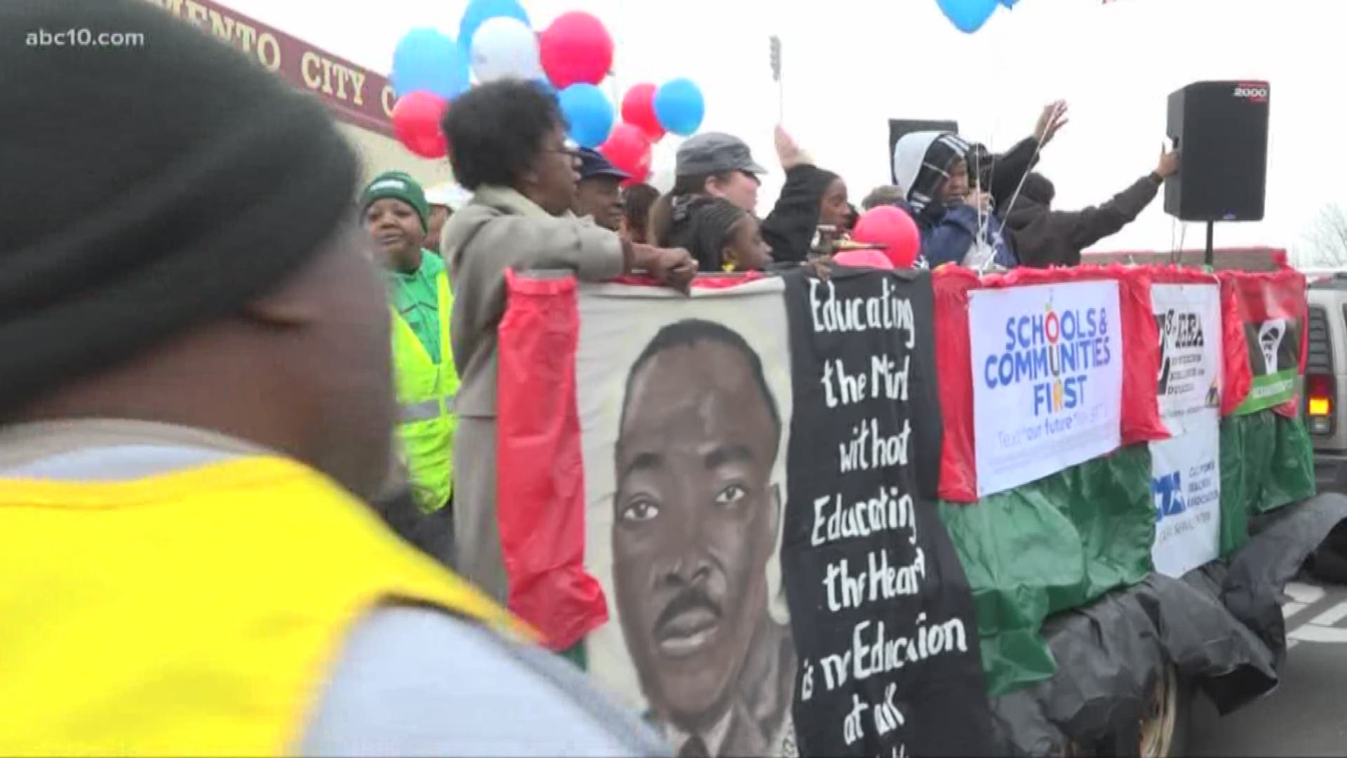 Thousands marched together in Sacramento to honor the life of Martin Luther King Jr. and his legacy.