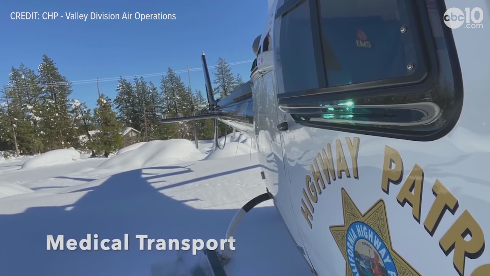 CHP helicopter H-20 successfully conducted four rescues over the weekend -- one of which was a snowboarder who had been missing for nearly a week!