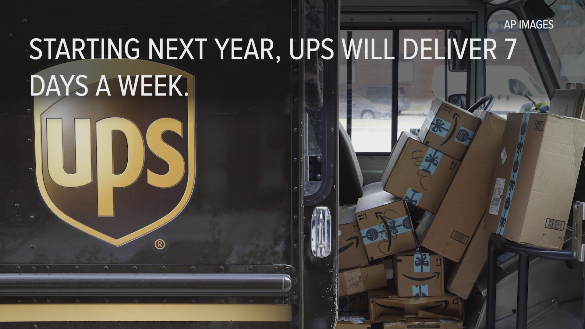 UPS is planning to start doing seven-day delivery.