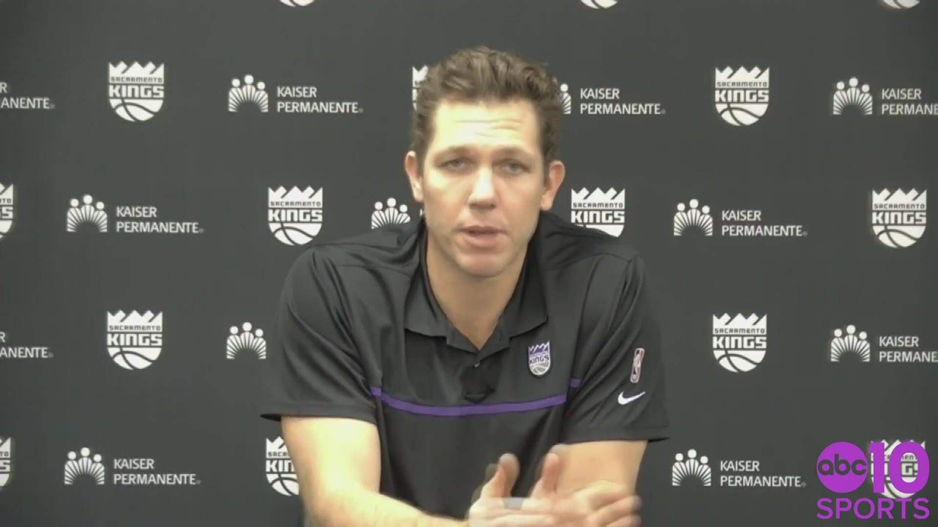 Kings coach Luke Walton, following Sunday’s 116-100 loss to the Phoenix Suns, gives his impressions of Sacramento's inability to withstand two second half runs.