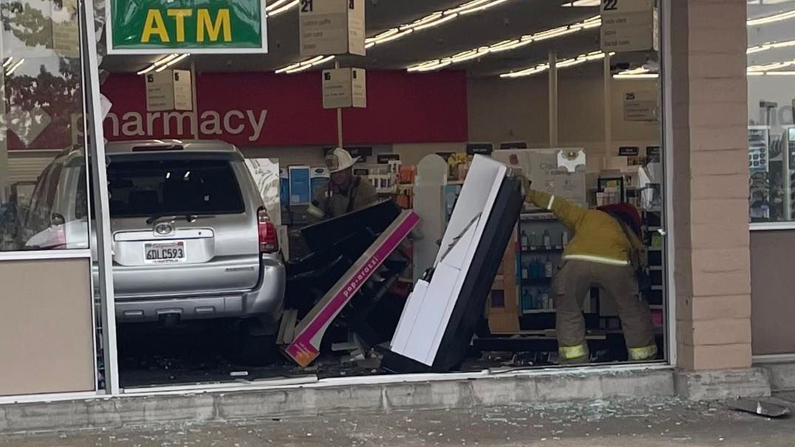 Car crashes into CVS in Grass Valley, no injuries reported