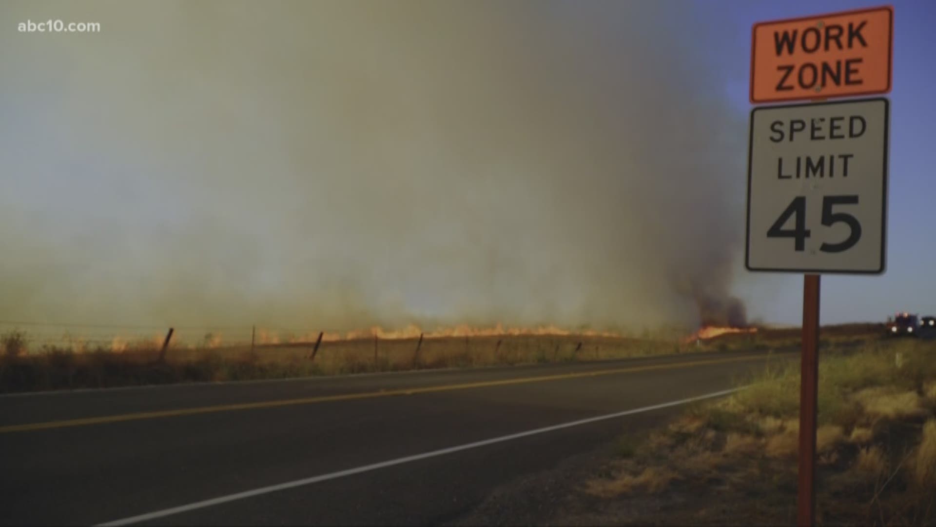 The fire grew to 380 acres before crews were able to fully contain it.