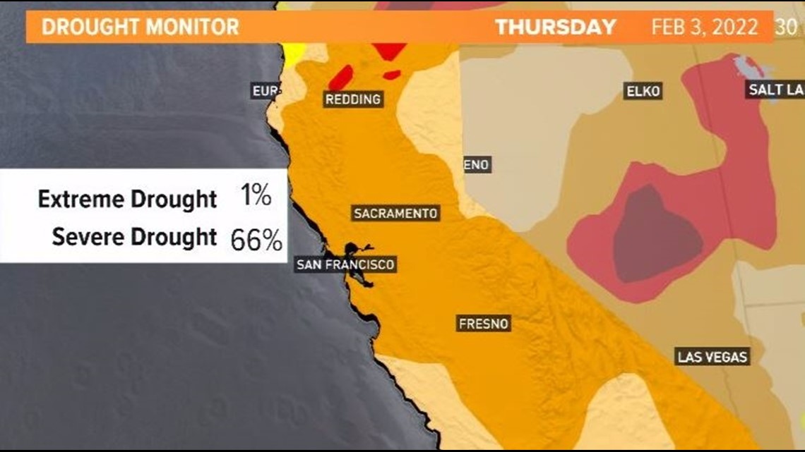 Latest drought monitor index once again shows no improvement | abc10.com