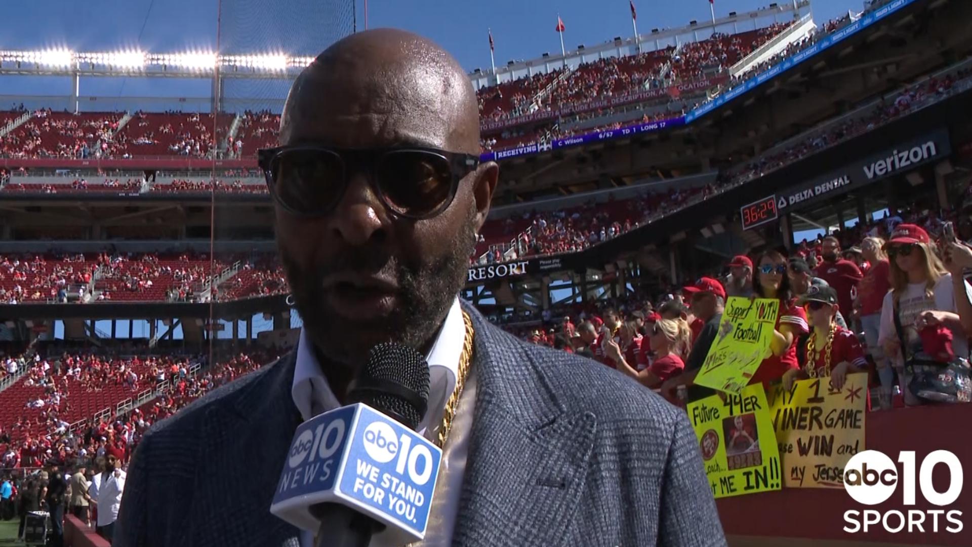 49ers legend Jerry Rice talks with ABC10 about the Super Bowl rematch between the 49ers and Chiefs.