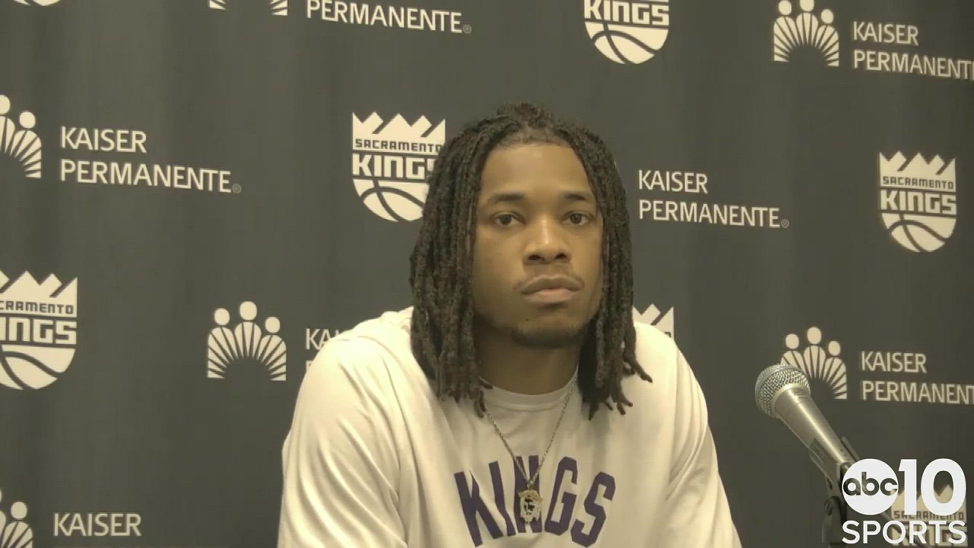Following Sunday's 105-99 loss in Dallas, Kings center Richaun Holmes talks about Sacramento's poor shooting and the toughness he witnessed from Tristan Thompson.