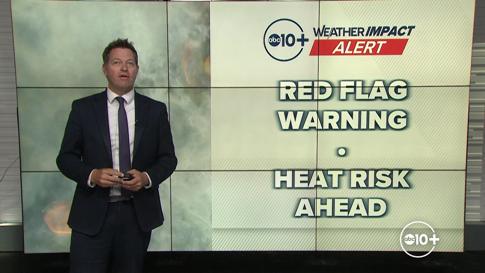 ABC10's Rob Carlmark gives us a look at the heat risk ahead.