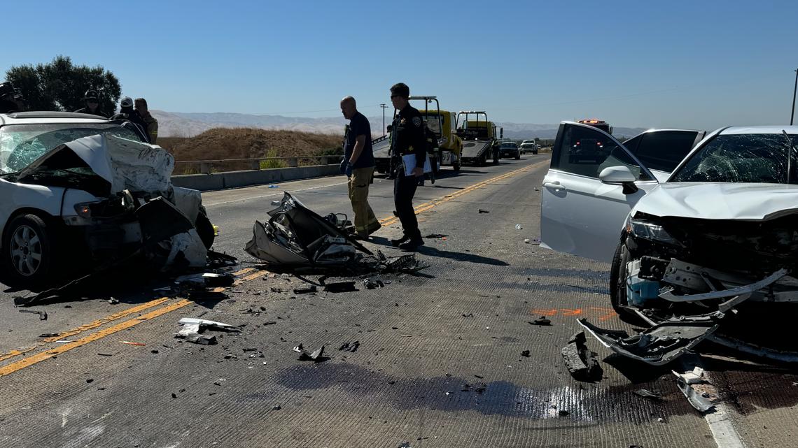 11-month-old baby dies after five-car crash near Vernalis