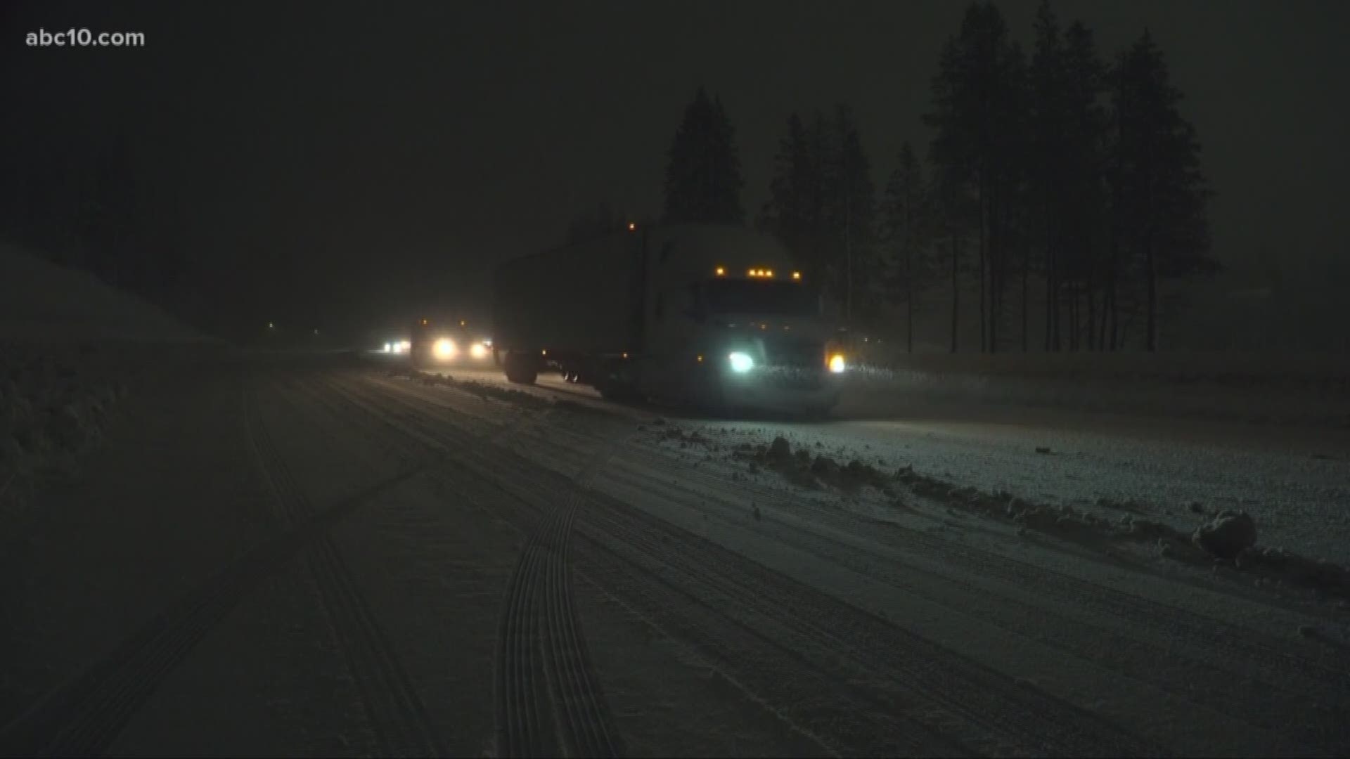 Caltrans says preparation is key with the current road conditions. They say, if you plan on coming up via HW-50 or I-80, it might be a good idea to just stay home.