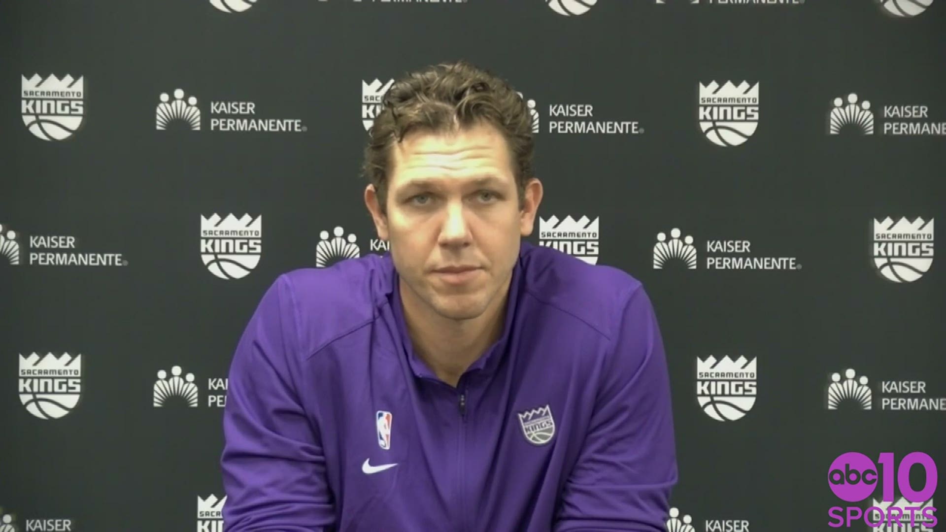 Kings coach Luke Walton talks about Saturday’s 125-99 loss to the Portland Trail Blazers in Sacramento and his team with another terrible defensive performance.