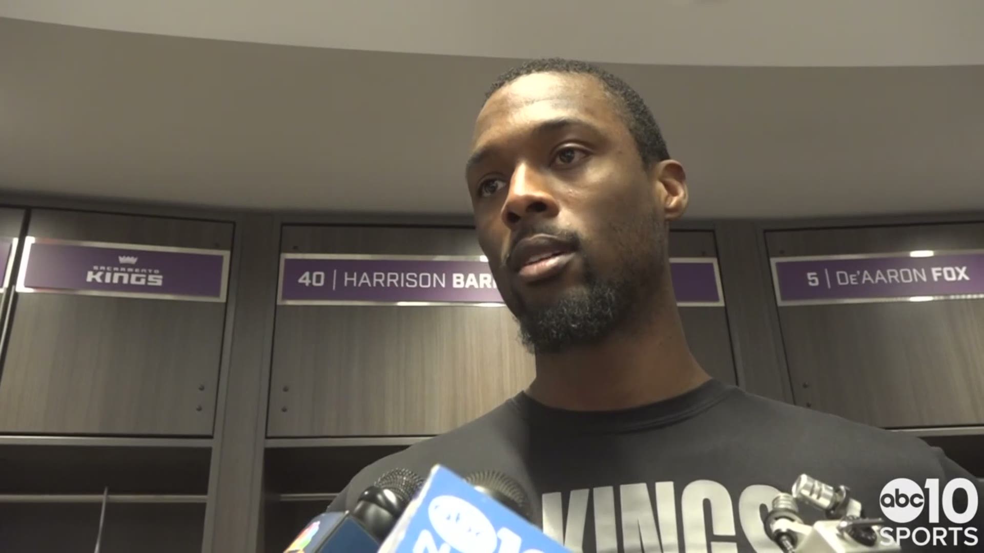 Sacramento Kings F Harrison Barnes talks about his season-high 30-point outing in Saturday’s 100-97 overtime victory over the Denver Nuggets.
