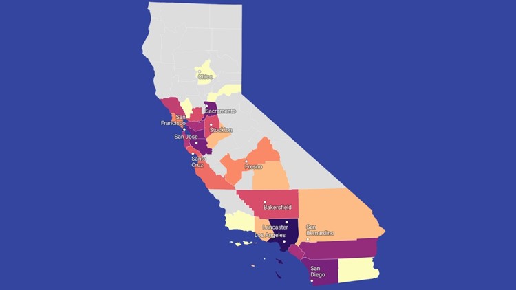 Interactive map | Tracking Monkeypox cases in California by county