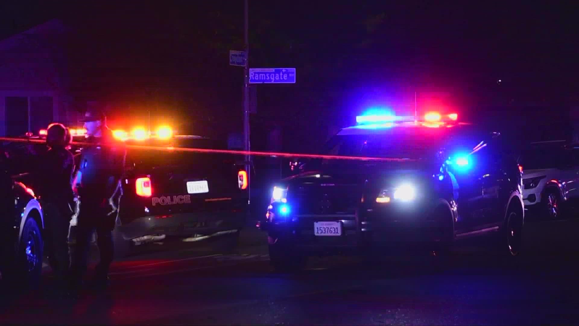 The deadly shooting happened Friday night in the 3000 block of Ramsgate Way in Rancho Cordova, according to Sacramento County Sheriff's deputies.