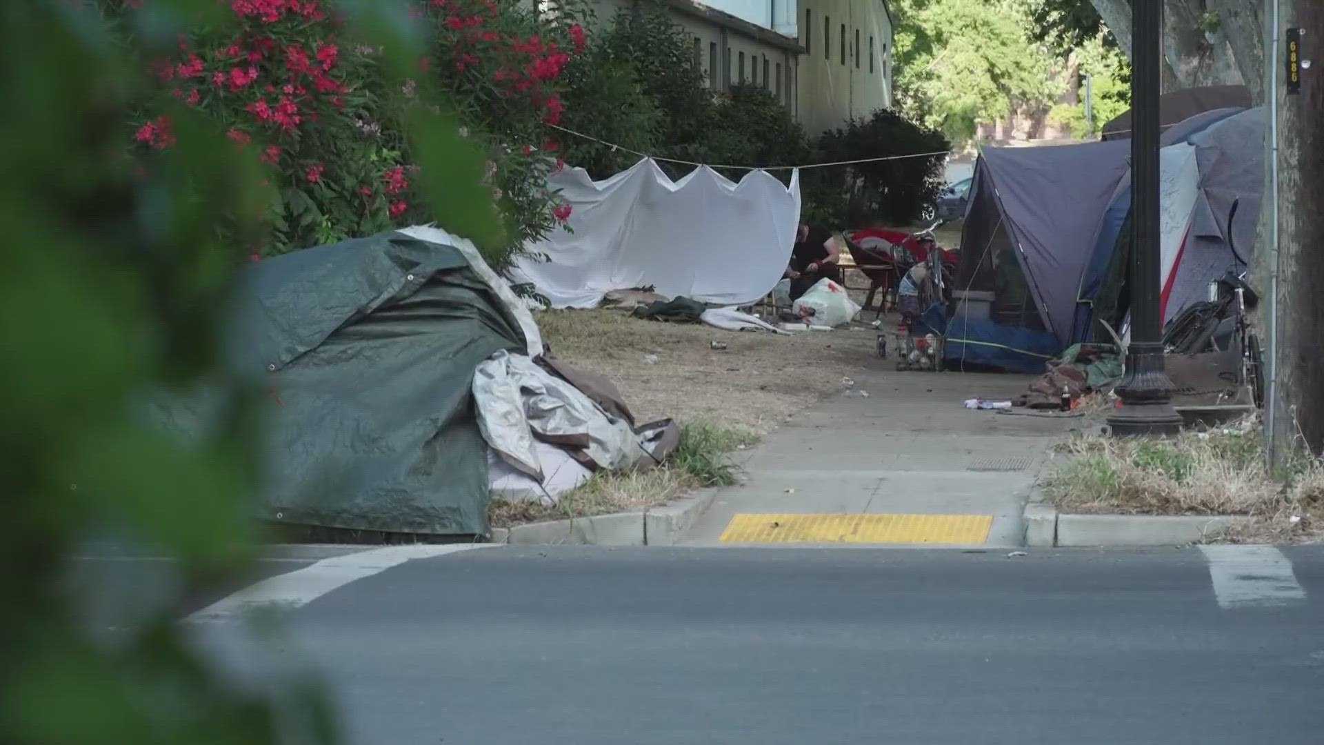 People living in the city of Sacramento can now report unlawful homeless encampments on public property and there are already problems with a new tool.