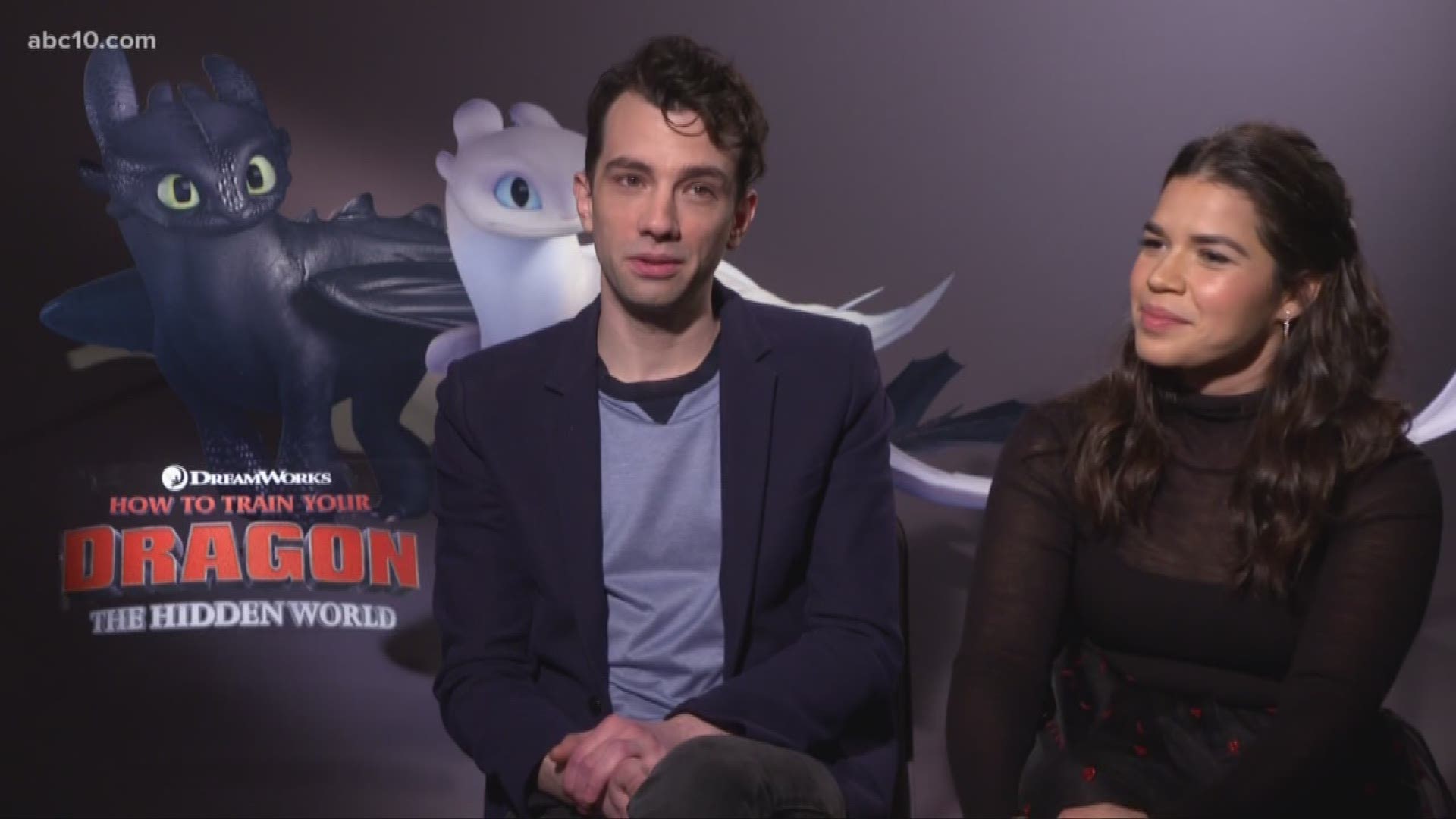Mark S. Allen sat down with Jay Baruchel and America Ferrera to talk about "How to Train Your Dragon: The Hidden World."