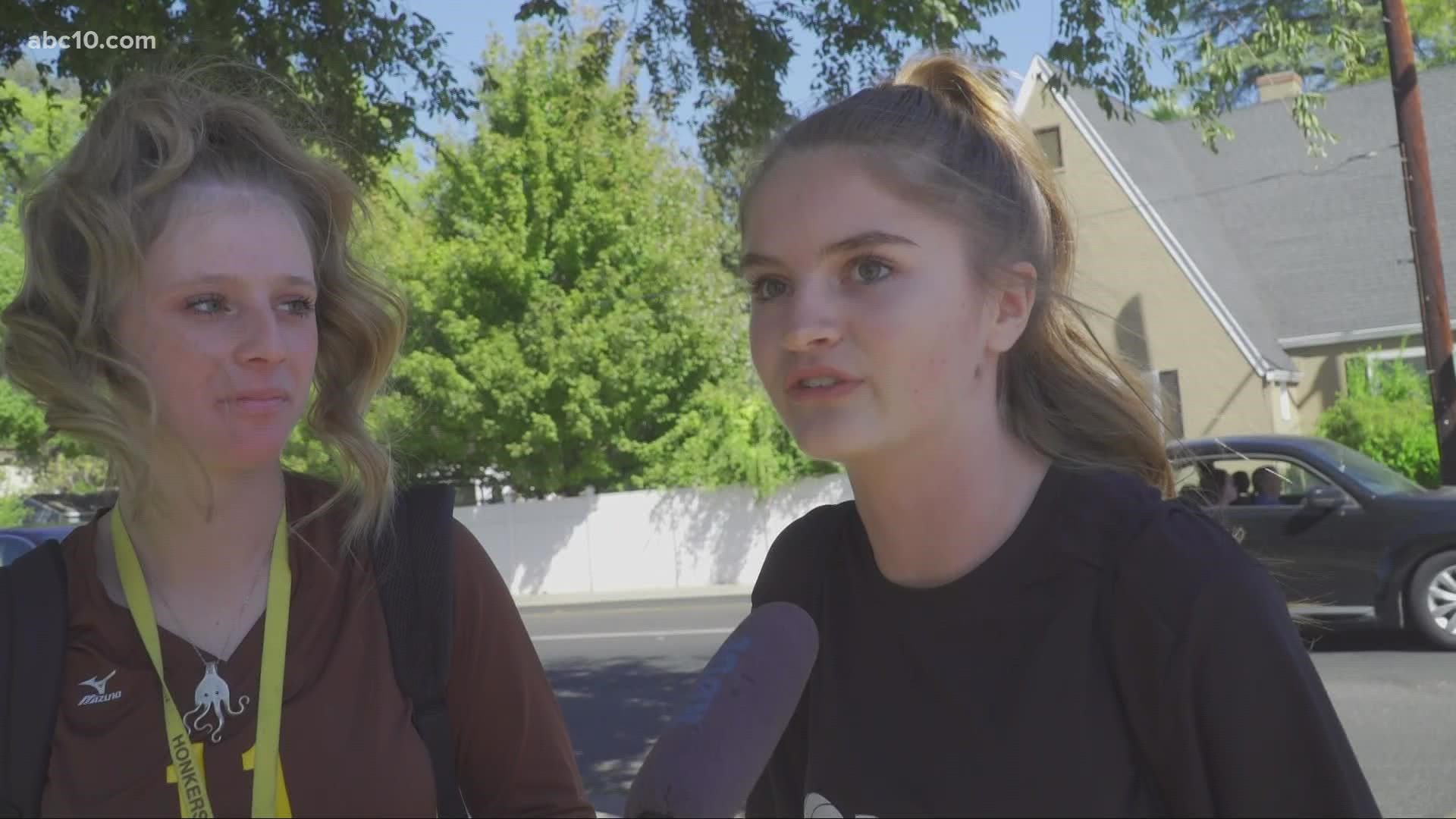 Students tell ABC10 they were sitting in the same classroom as the student who allegedly brought gun to school.
