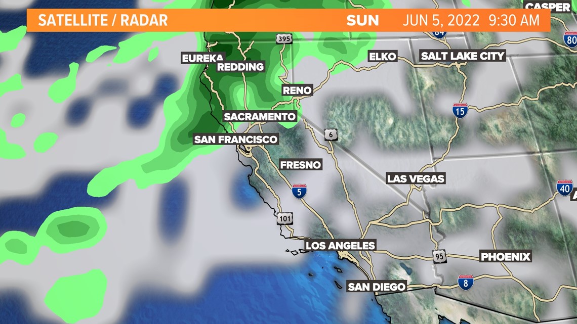 June rain set for this weekend in Northern California