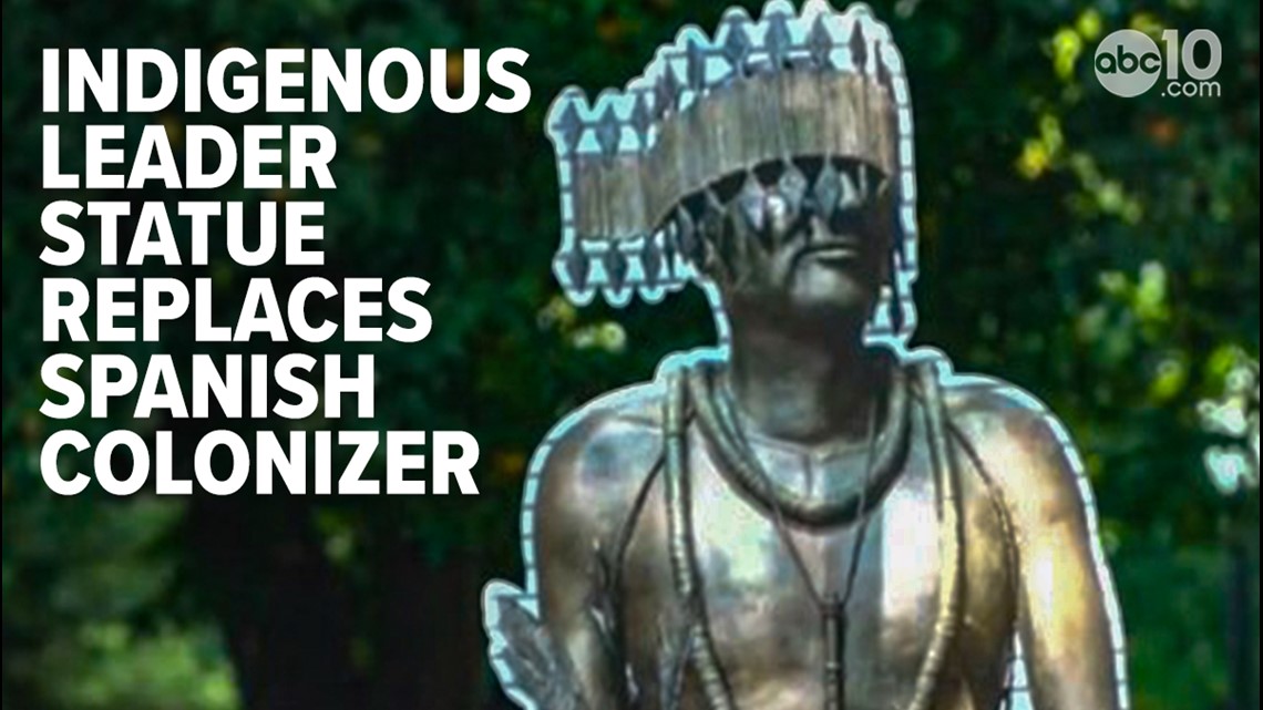 indigenous-leader-statue-to-replace-spanish-colonizer-in-capitol-park