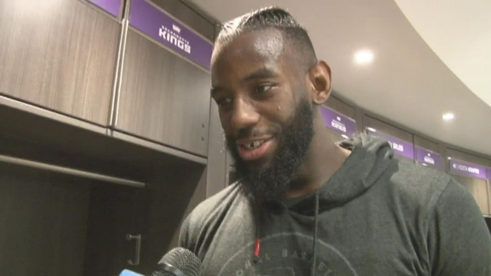 Kings two-way player JaKarr Sampson talks about his impact in Monday's win over the Chicago Bulls, having to play in Sacramento and the G-League in Reno and itching for playing time.