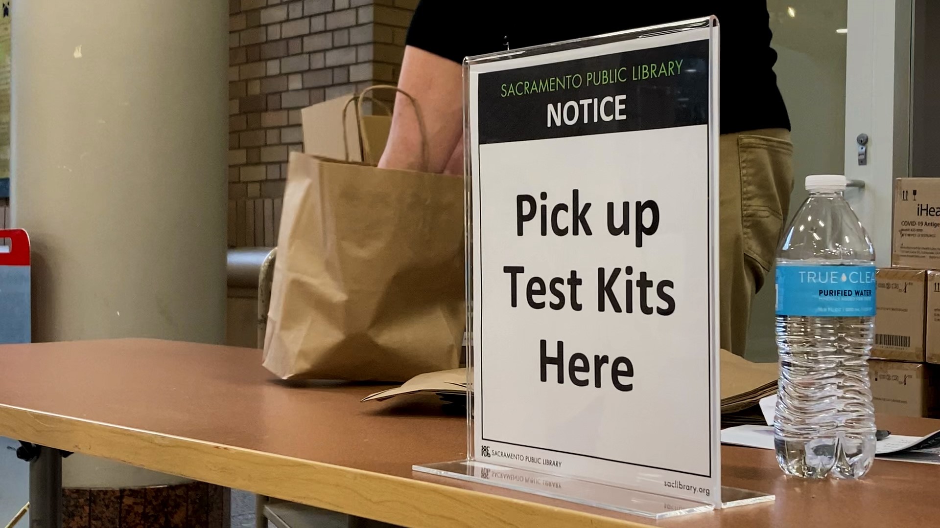 Those seeking rapid COVID-19 tests may get one from either the Sacramento County Library System or the Folsom Public Library while supplies last.