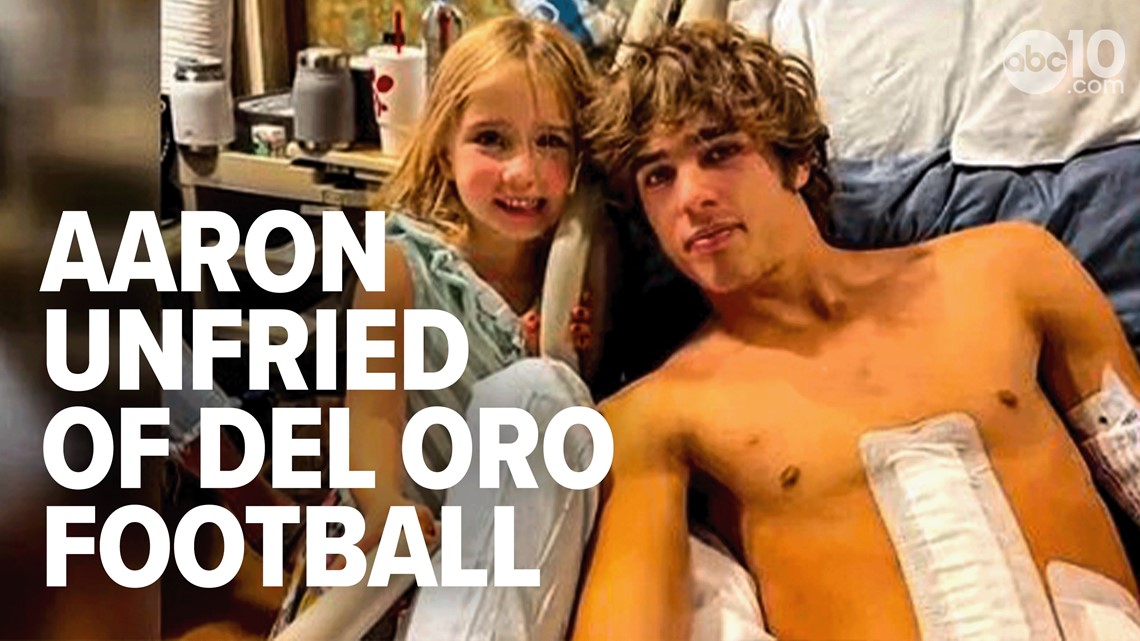 Del Oro Football player Aaron Unfried describes near-career ending injury