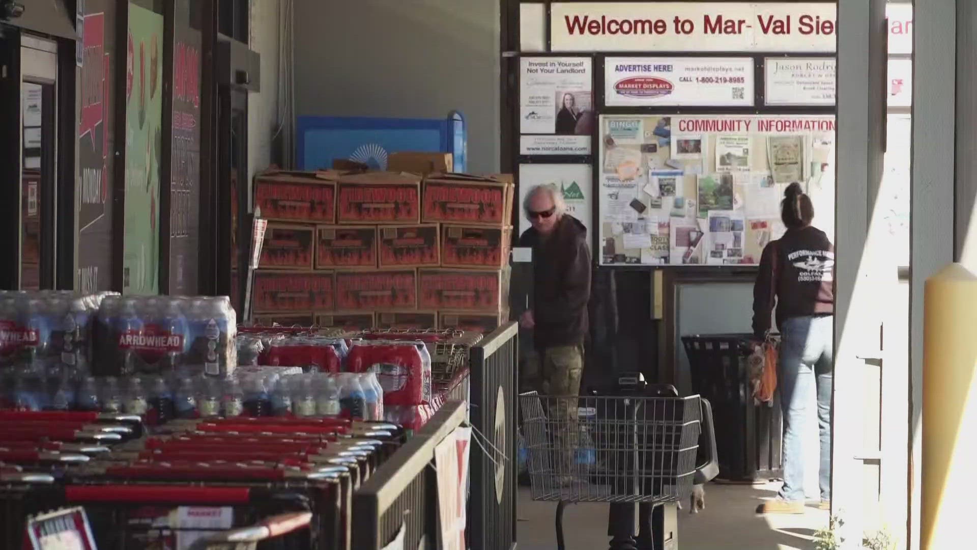 Northern California residents are stocking up before the incoming storm