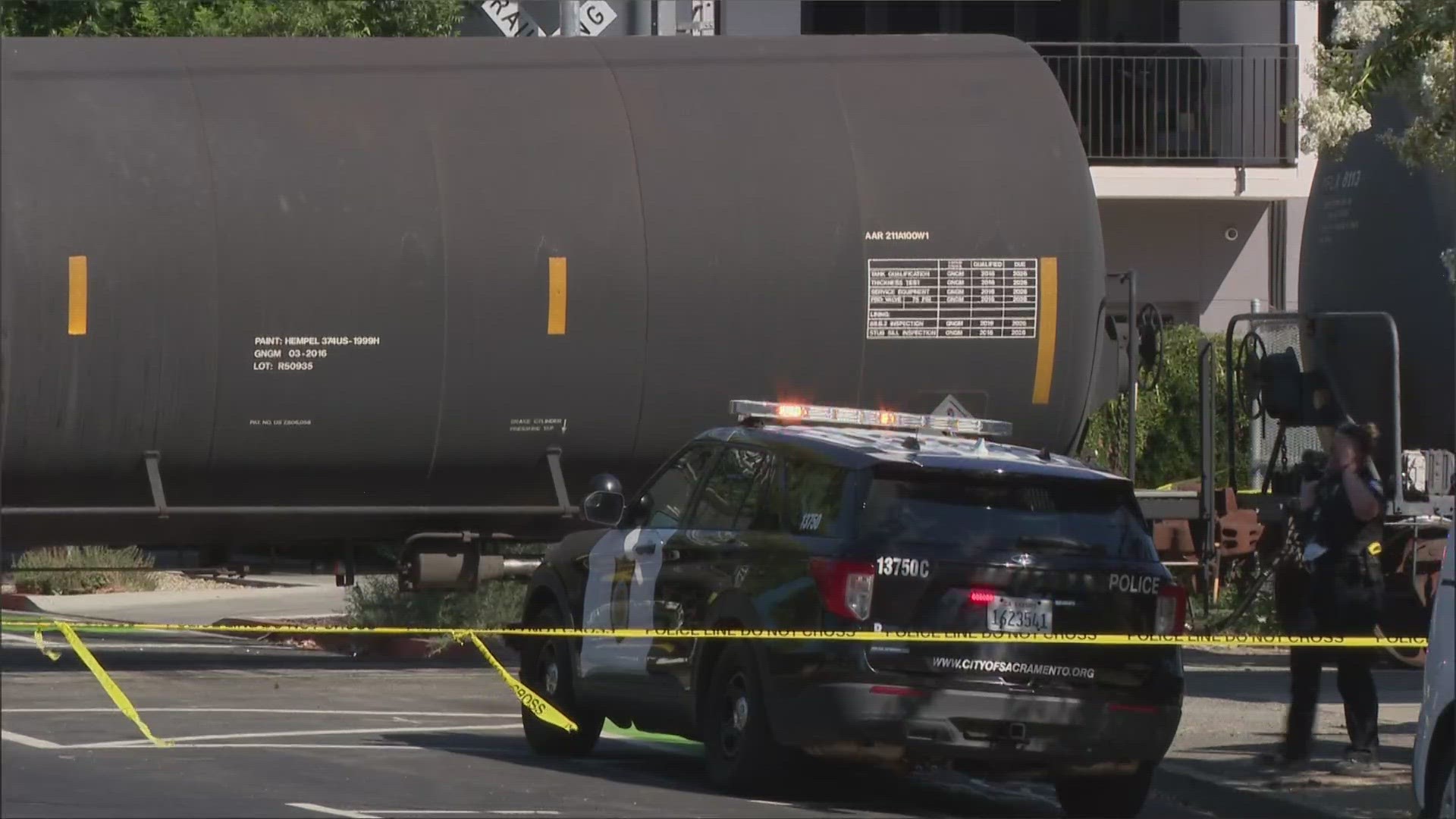 Sacramento police say the crash happened near 20th St between E St and R St.