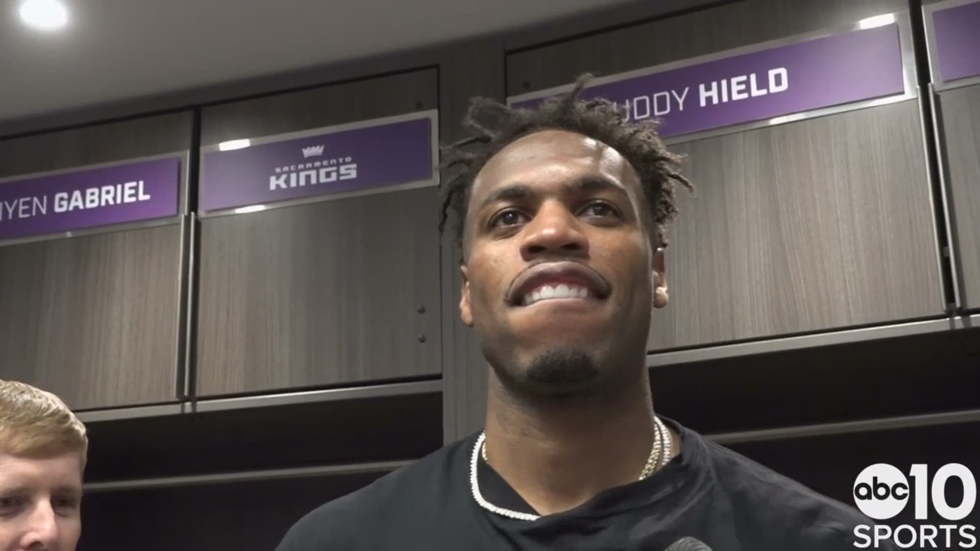 Kings guard Buddy Hield discusses the defensive effort from his team in Tuesday's win over the Portland Trail Blazers.