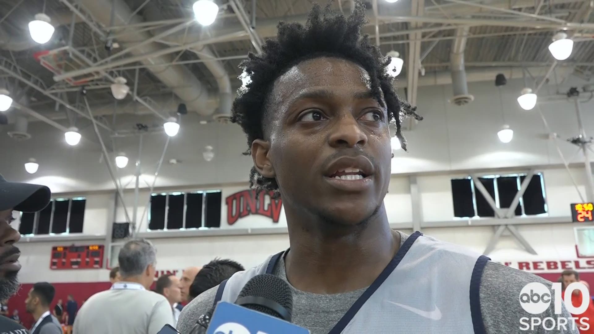 Kings point guard De’Aaron Fox talks about his first experience with the USA National Team, how he learned of his promotion from the Select Team, what adjustments he’ll need to make in the international game and having Sacramento teammates Harrison Barnes and Marvin Bagley III in camp with him.