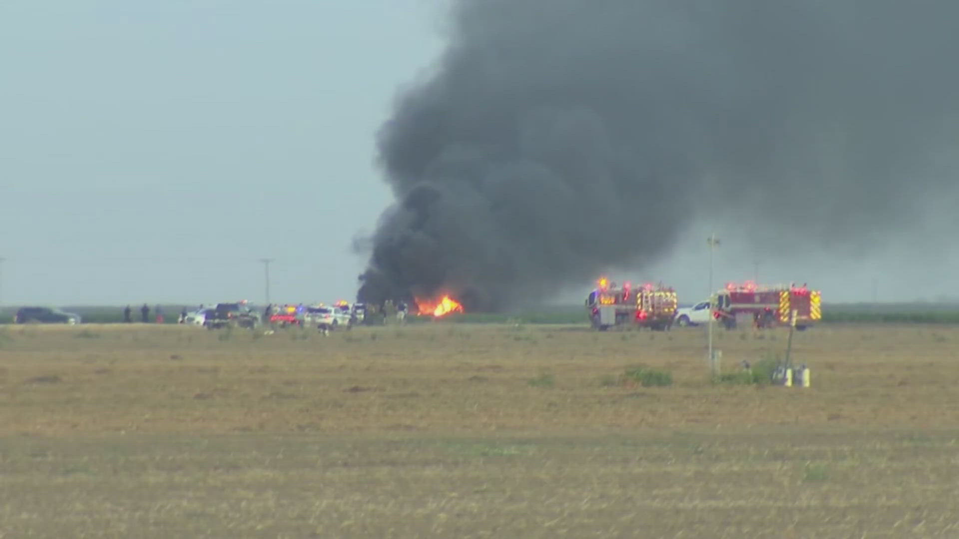 A military F-35C fighter jet crashed near Naval Air Station Lemoore in Fresno County, according to base officials.