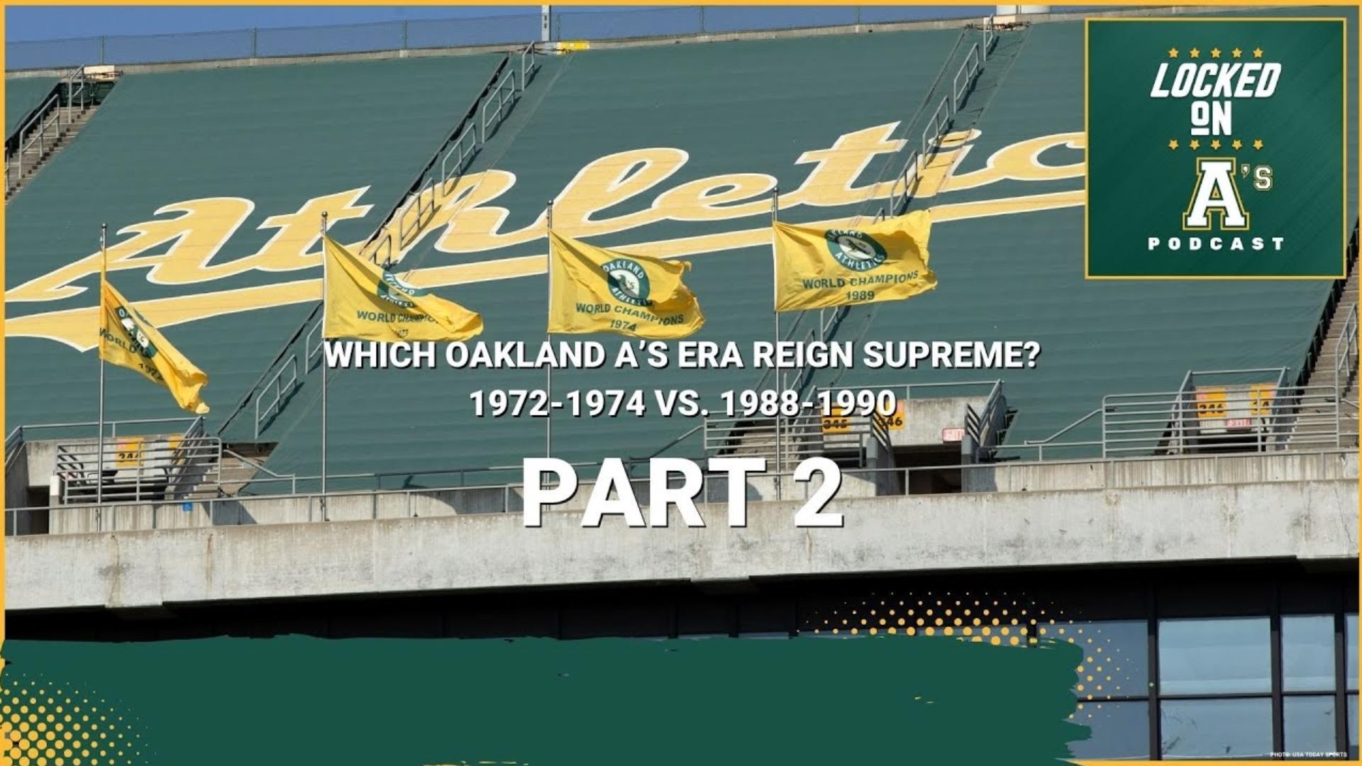 In part two of our Oakland A’s dynasty showdown, we reveal the results of the ultimate rivalry between the 1972-1974 and 1988-1990 teams.