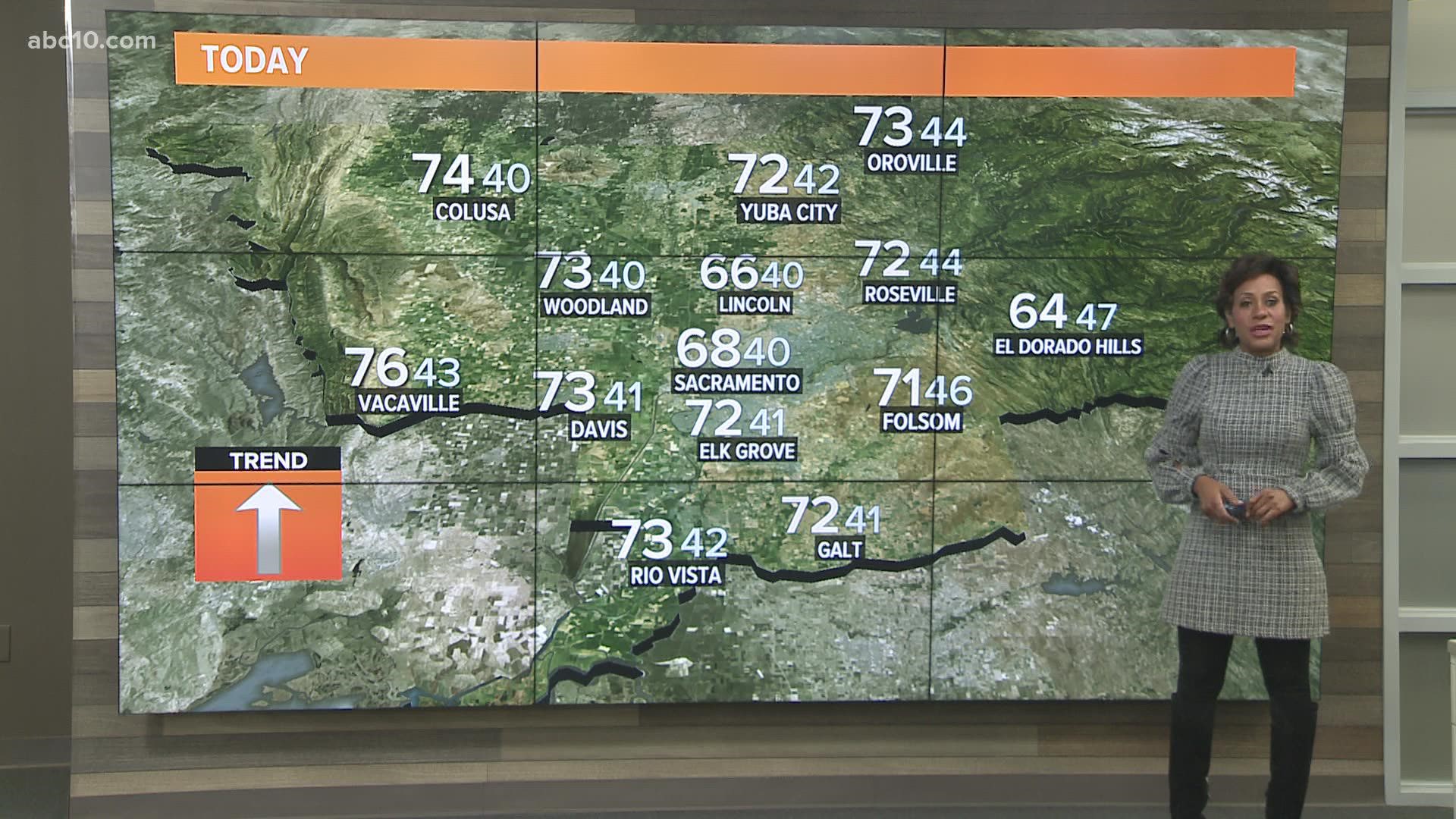 Another nice and mild ahead for the Sac Valley