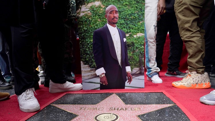 Tupac Shakur receives Walk of Fame star honor in the same month as birthday